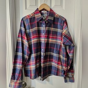ROCKIES PLAID BUTTON UP
